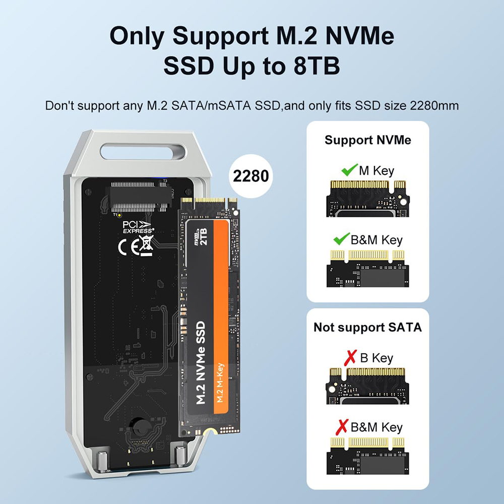Casing SSD MAIWO USB4 M.2 40Gb - 8Tb M2 Nvme Ssd ulasan dan harga